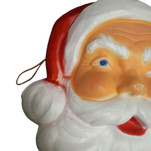 Vintage 1989 Union Products Inc. Santa Christmas Blow Mold Plastic 21.5”… - Picture 6 of 10